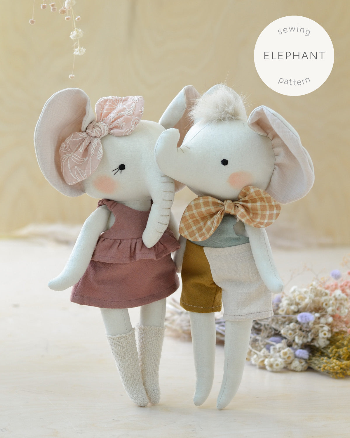 Elephant sewing pattern online