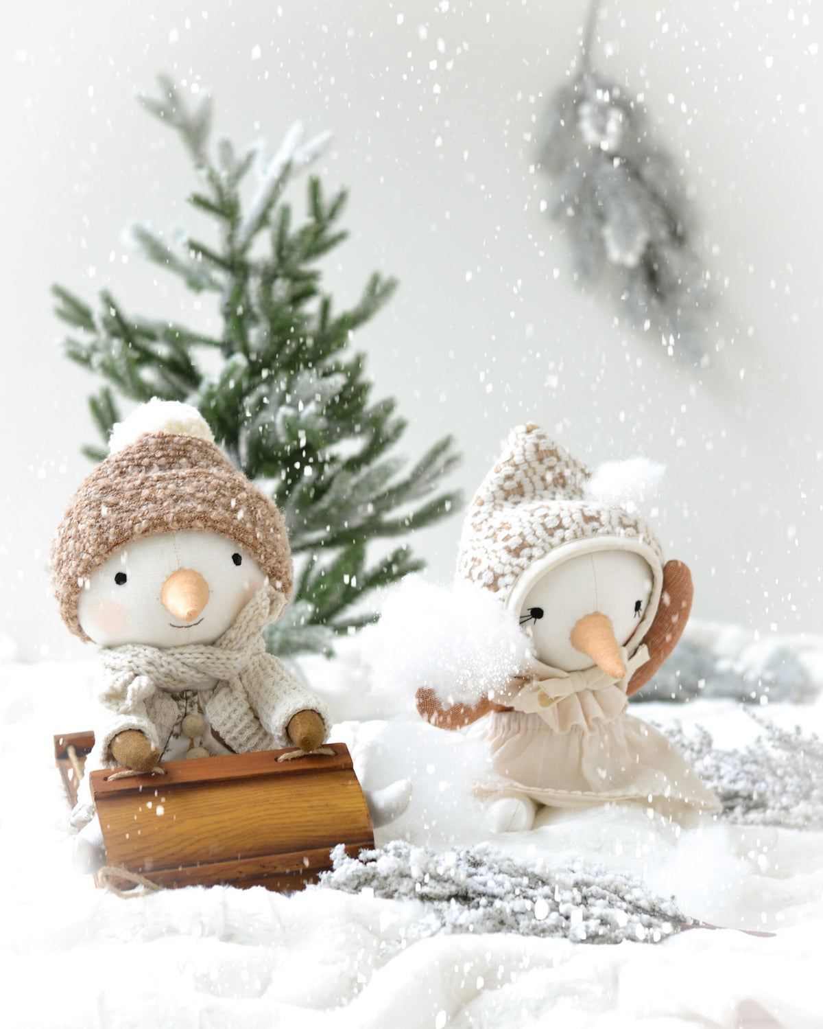 Snowman doll Sewing Pattern | Mes petites lunes