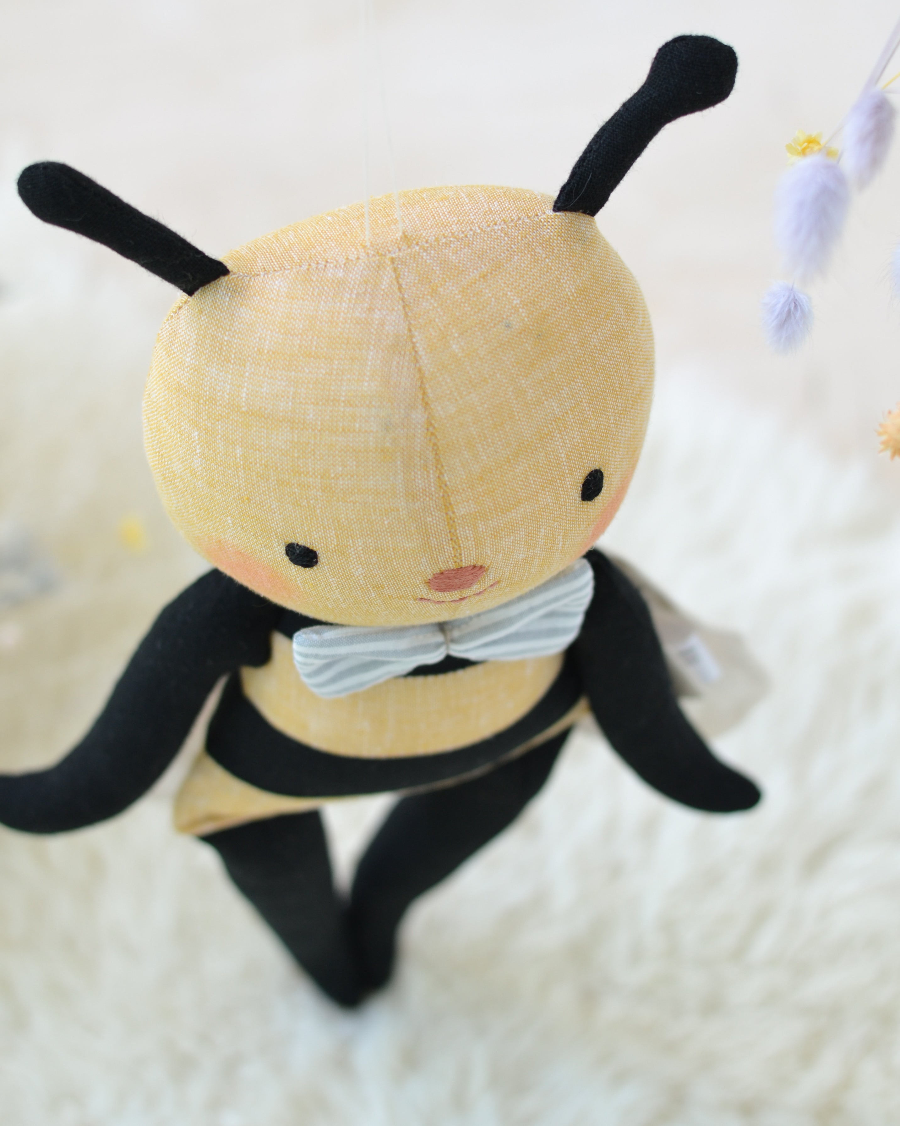 Doudou Abeille | Noeud papillon 