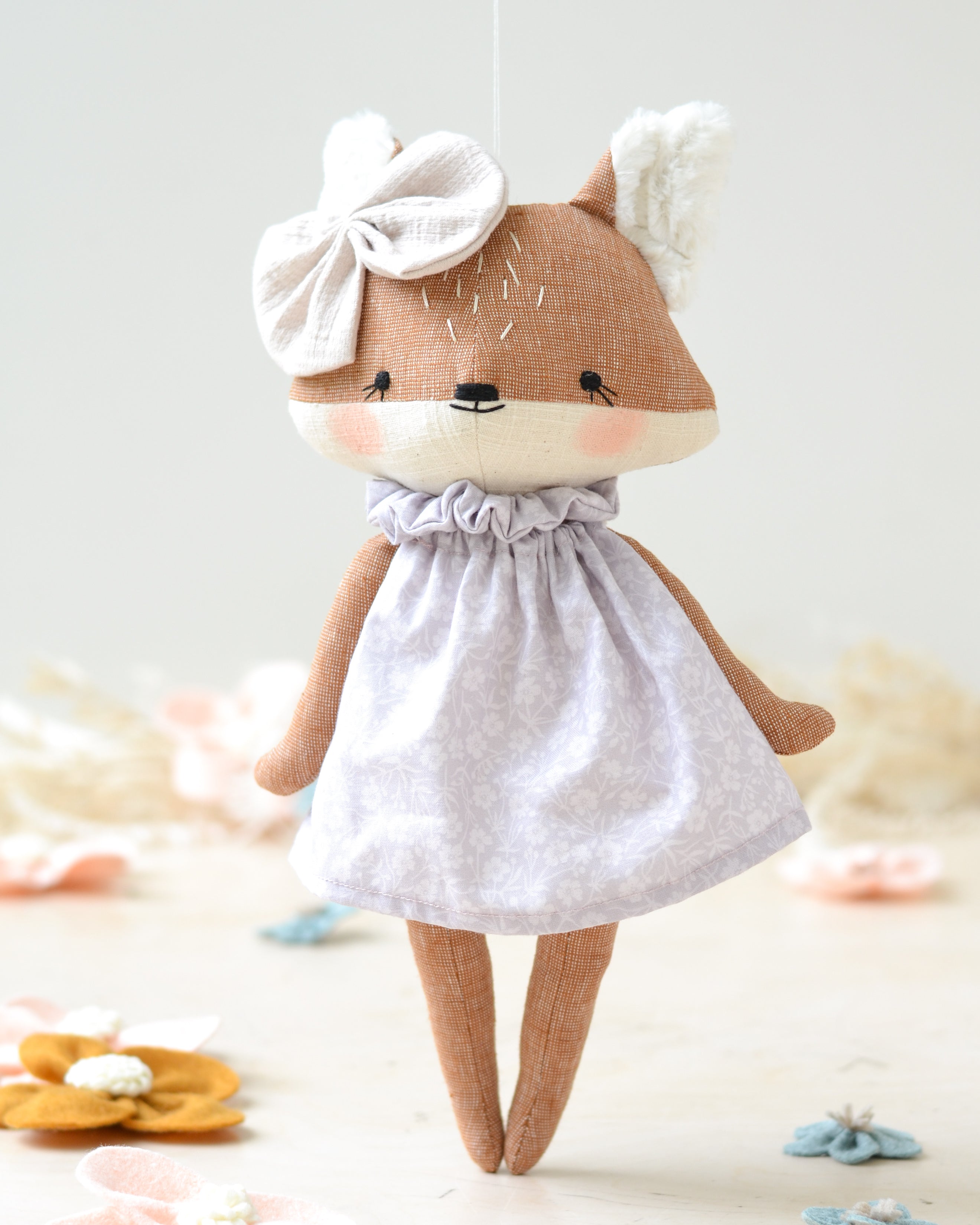 Fox Doll Pink Lilac Dress