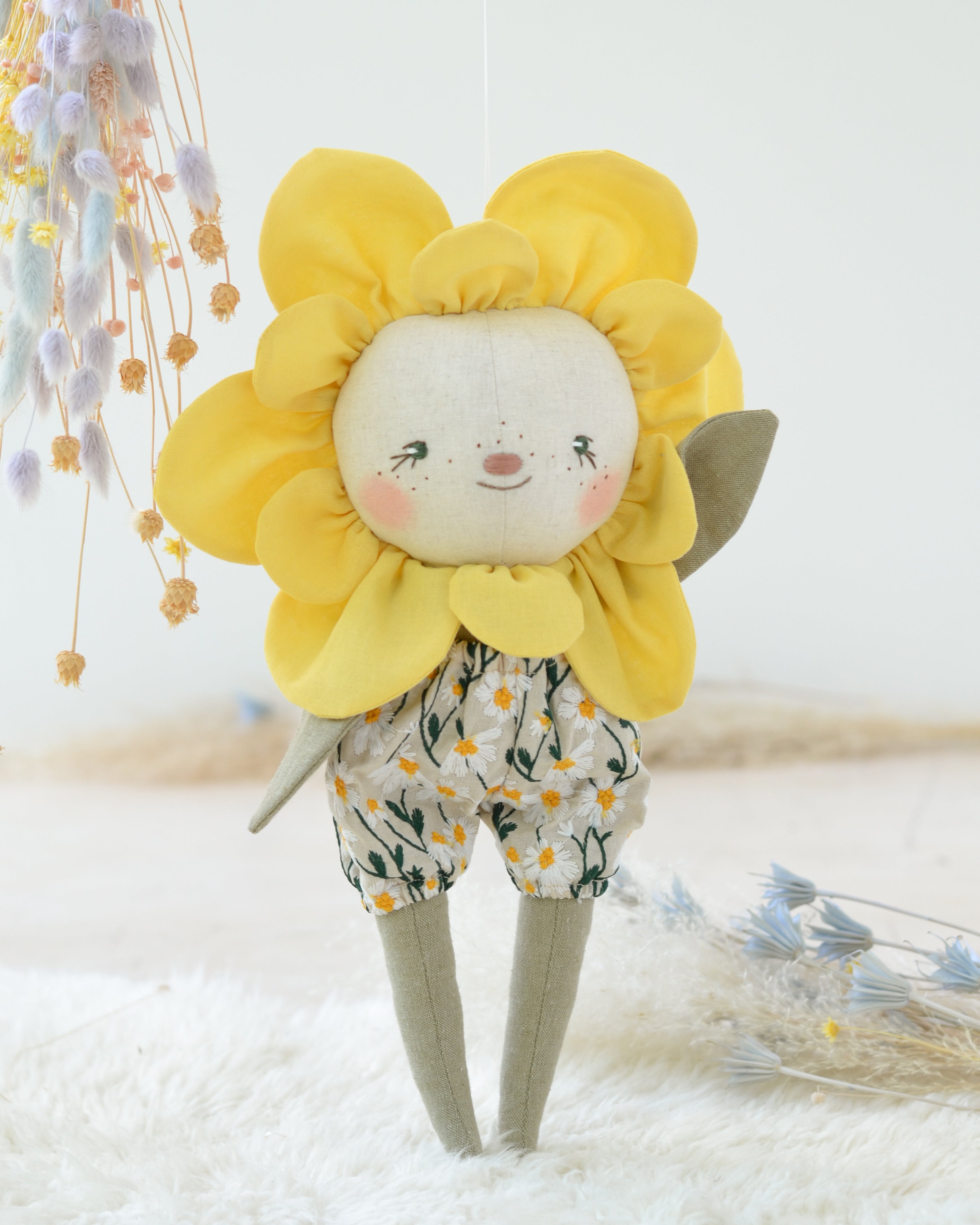 Yellow Flower Soft Toy | Flower Bloomer