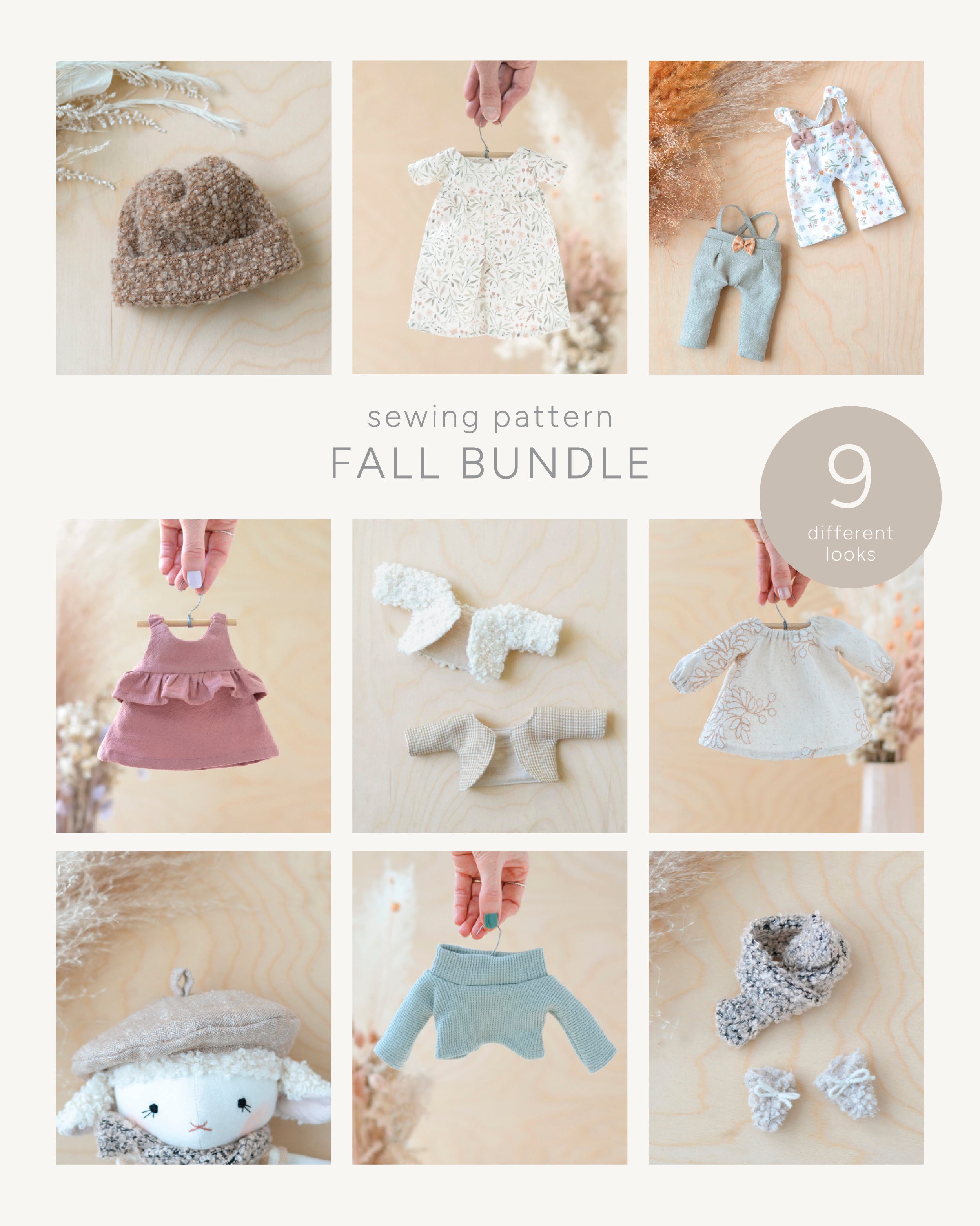 Sewing Pattern - Fall Outfits Wardrobe Bundle